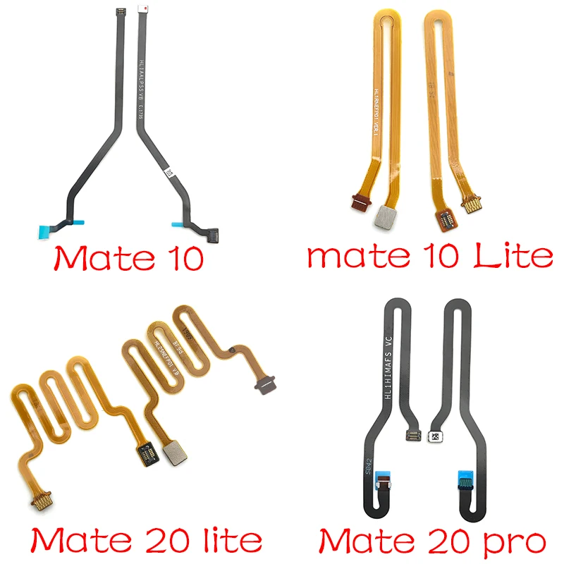 For huawei P20 P10 Honor 8 9 Mate 10 20 lite 7x 8x Y9 2018 P Smart 2019 Fingerprint Reader Sensor Touch ID Connector Flex