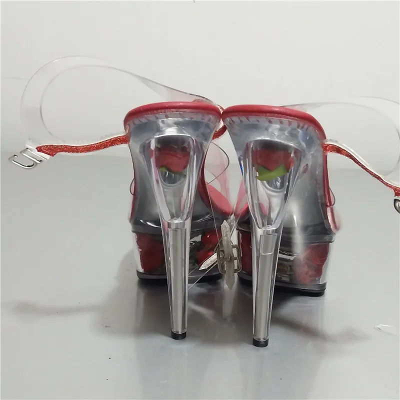 

Hot Sale! Sexy 15cm High Heel Slippers Platforms Pole Dance Shoes, Women Sandals, Party / Wedding Shoes