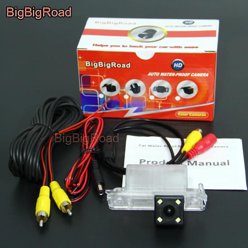 

BigBigRoad Car Rear View Backup CCD Camera Night Vision Waterproof parking camera For Skoda Superb B8 2015 2016