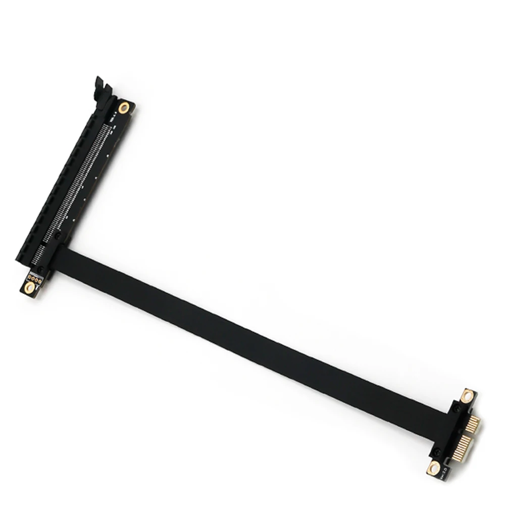 

PCIe Flexible Flat PCI-E 1X to 16X Adapter Extension Cable PCI Express 1 to 16 X Adapter Riser Card PCIE Extender for BTC Mining