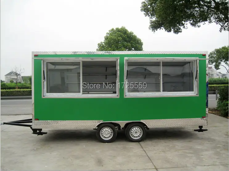 Hot sale street vending cart can customized mobile foot truck cart chinese mobile food trailer cart