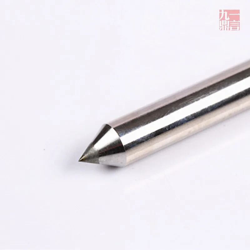 2pcs/lot 6mm dia 60 degree diamond drag engraving bits steel chrome titanium diamond engraving tool