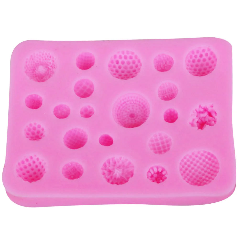 M077 Mini Flower Shower Silicone Mold Cake Decorating Tools Chocolate Cupcake Sugarcraft Polymer Clay Moulds Candy Baking Forms