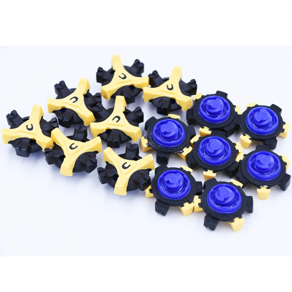 14 pcs TPR Golf Shoe Spikes Replacement Cleat Fast Twist Screw Studs Stinger Golf Accessories Training Aids Shoe Spikes