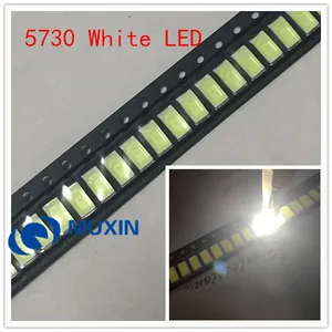 100 buah SMD LED 5730 5630 Chip 50-55LM 0.5 W Putih Dingin 10000K LED 0.5 W Lampu Dioda Pemancar Cahaya Manik-manik SMT Kecerahan Tinggi 8 penjualan terbaik smd 5730 - №