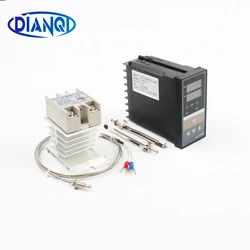 Temperature controller REX-C400 Relay Output SSR RexC-400 V*AN M*AN K type Thermocouple SSR-40DA Universal Input 220V~240V