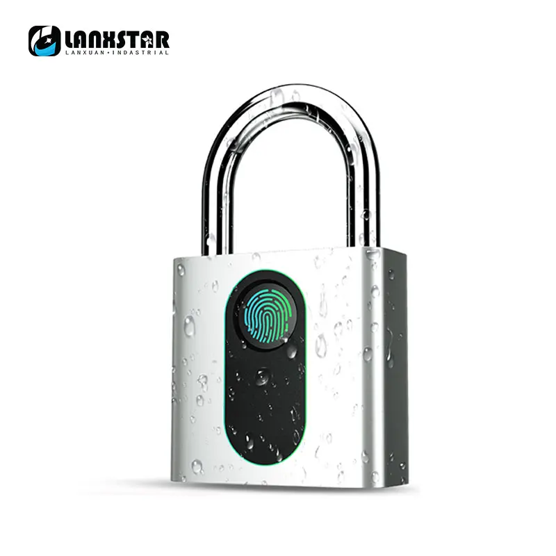 

Fingerprint Padlock Smart Electronic Lock Household Password Lock Padlock Cabinet Locks Student Dormitory Anti-theft Lock