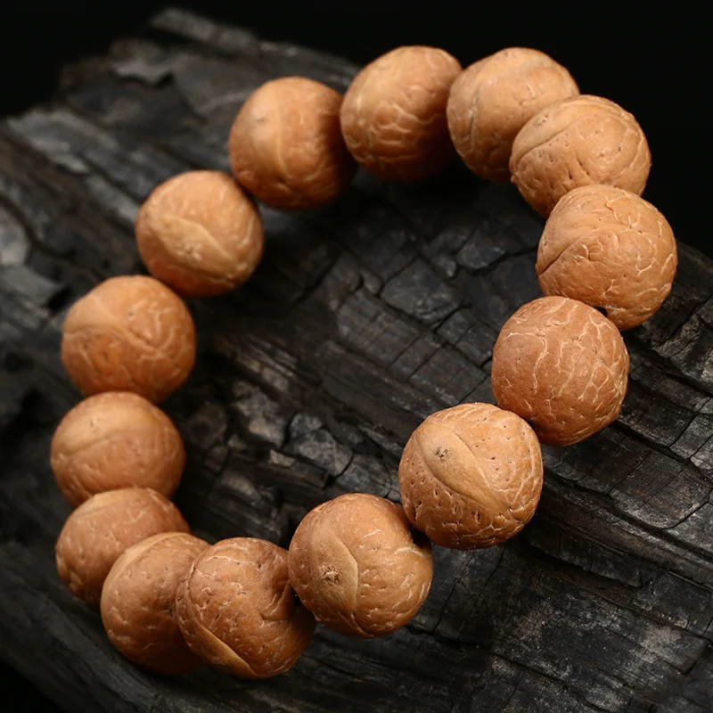 Believe Natural Nepal Seed Big Bodhi Men\'s Women Buddha Beads Strand Yoga Lucky  Energy Jewelry