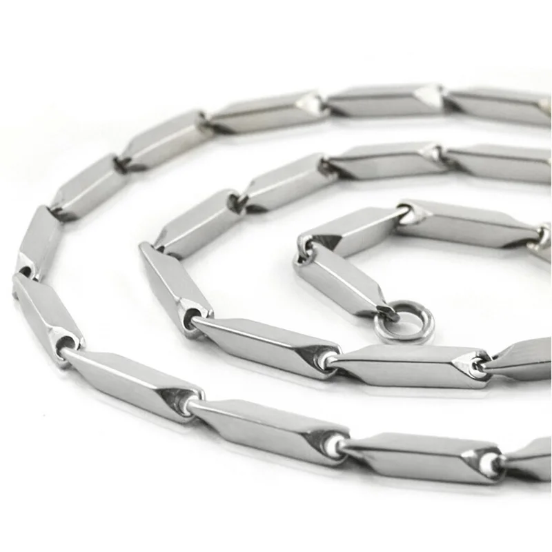 3mm 20-24inch Mens Boys Girls Tone Link Necklace Stainless Steel Chain Gift Wholesale Price All Match