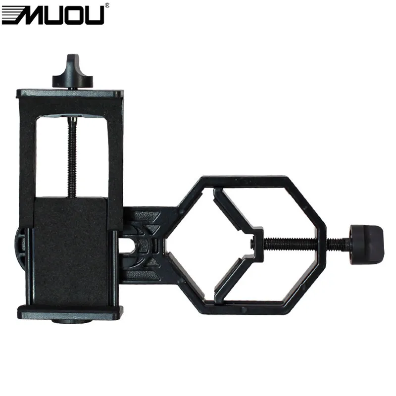 Black Smart Phone Lens Adapter Bracket For Photography Astronomical Binocular Monocular Telescope Mount microscope Universal