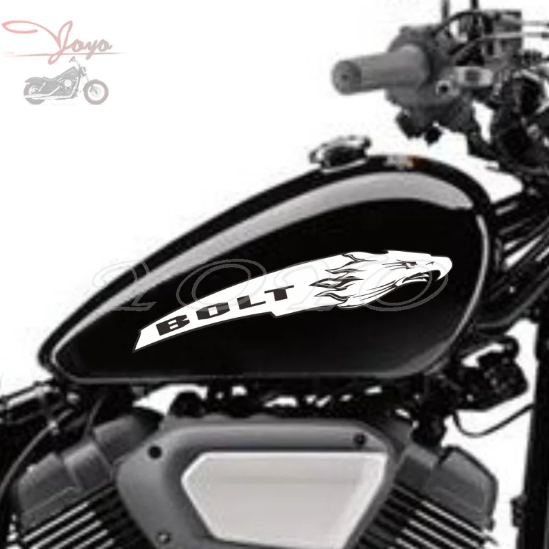 

Custom Letters Decals Eagle Head Logo Sticker Gas Tank Stickers Vinyl Decal For Yamaha XVS950 Bolt