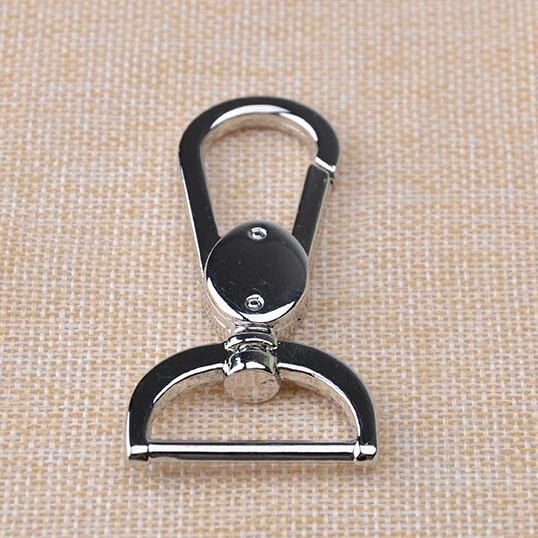 

1 Inch Silver Purse Snap Hook Nickle Swivel Claps Hook 20pcs/lot