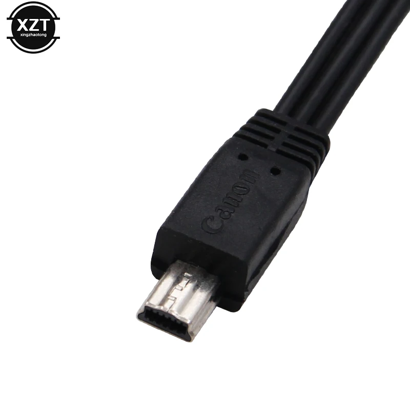 USB صغير إلى 3 RCA كابل AV كاميرا الصوت والفيديو لكانون EOS 5D2 5D مارك III 6D 7D 60D 70D 700D 760D G7X G1X DSLR كاميرا