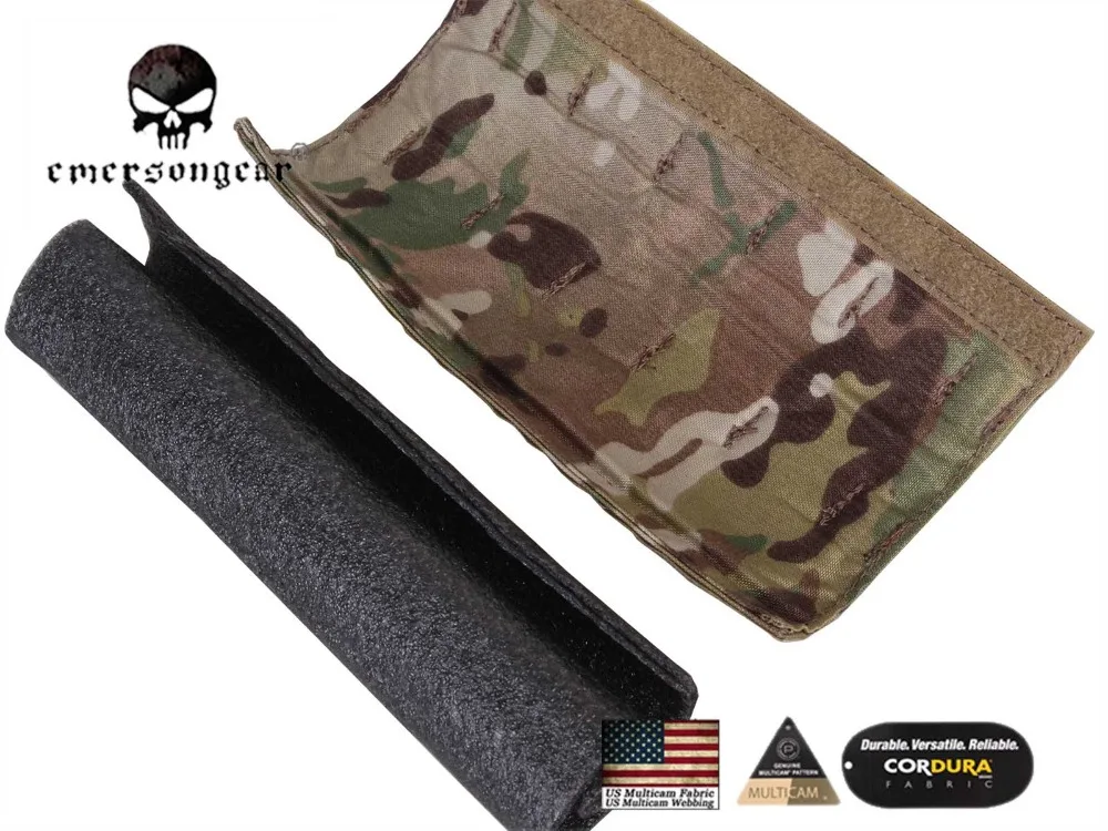 EmersonGear Tactical 22cm Suppressor Mirage Cover Quick Release Airsoft Cover with Shock strap EM9330