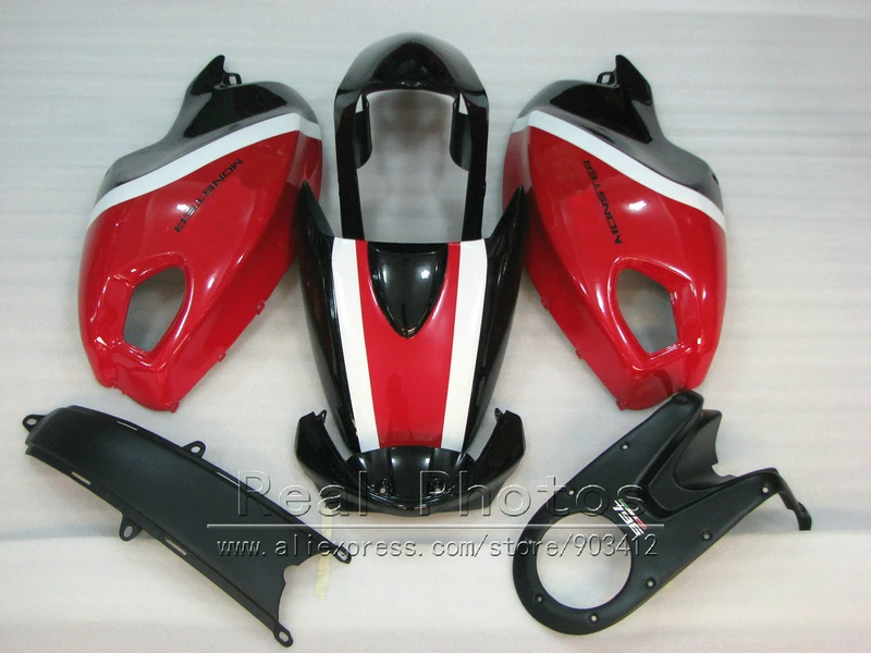 Hot sale injection mold fairing kit for Ducati monster 696 wine red black green bodywork fairings set monster 796 HR73