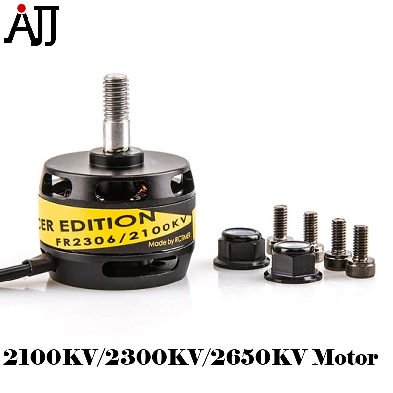 

BeeRotor FR2306 2100KV 2300KV 2650KV щеточный двигатель высокой мощности для FPV гоночного квадрокоптера дрона