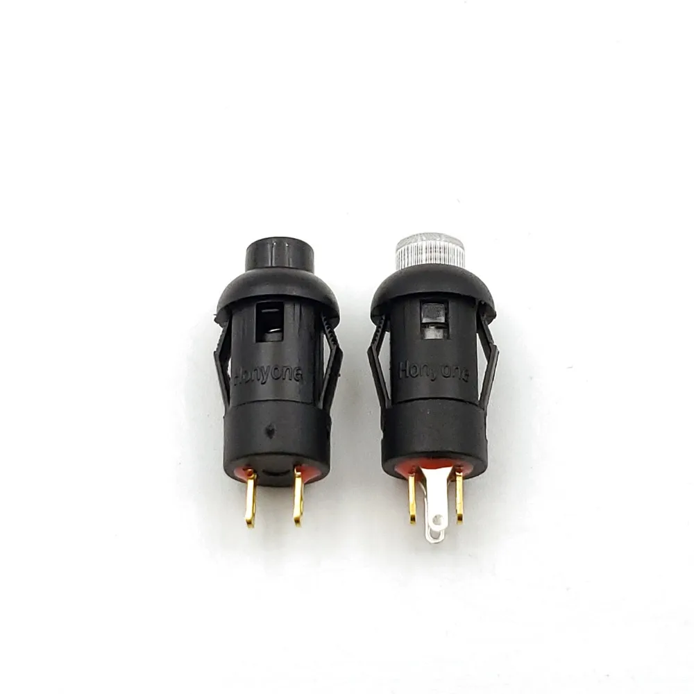 5Pcs PB11 8mm Momentary Self Return SPST Normally Open Mini Push Button Switch For Instrumentation