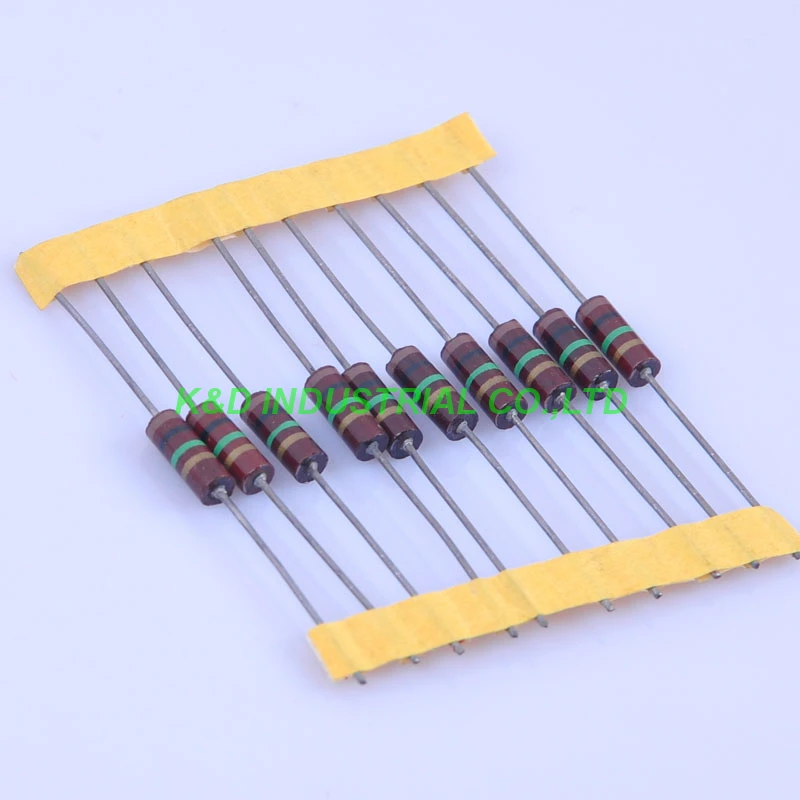 10pcs Carbon Composition Vintage Resistor 0.5W 1M Ohm