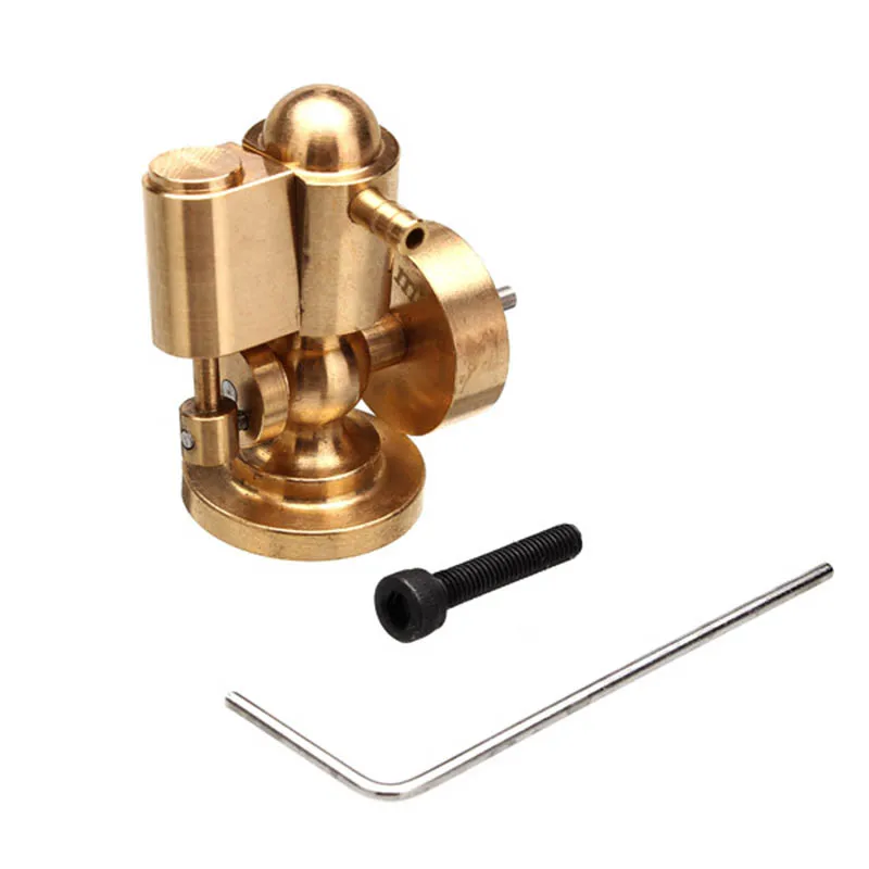 Mini Brass Single-cylinder Steam Engine Model M22 Engine Power Ship Model Configuration Educational Toy Gift