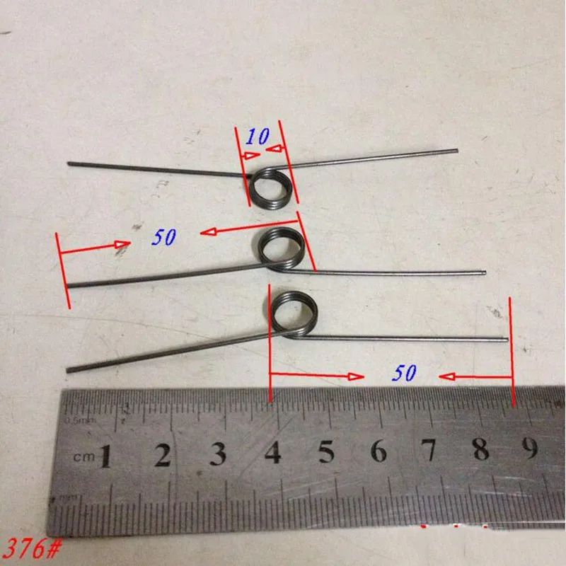 

Torsion spring wire diameter 1.0 Outer diameter 10MM length 50MM 180 Degree x20