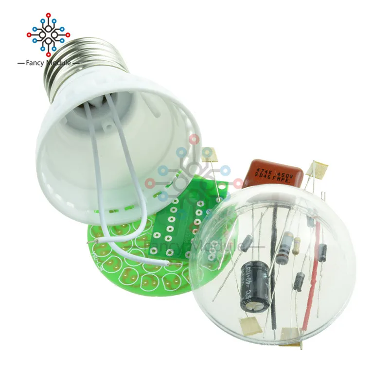 New Energy-Saving 38 LEDs Lamps DIY Kits Electronic Suite 1 Set