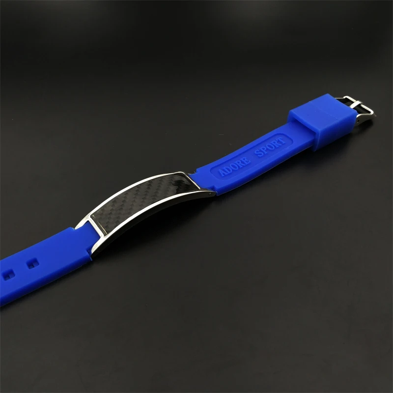 health germanium titanium energy silicone negative ion sports bracelet