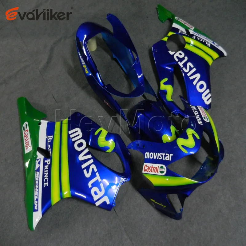 

ABS fairing for CBR600F4 1999 2000 blue CBR600 F4 99 00 Injection mold motorcycle panels H2