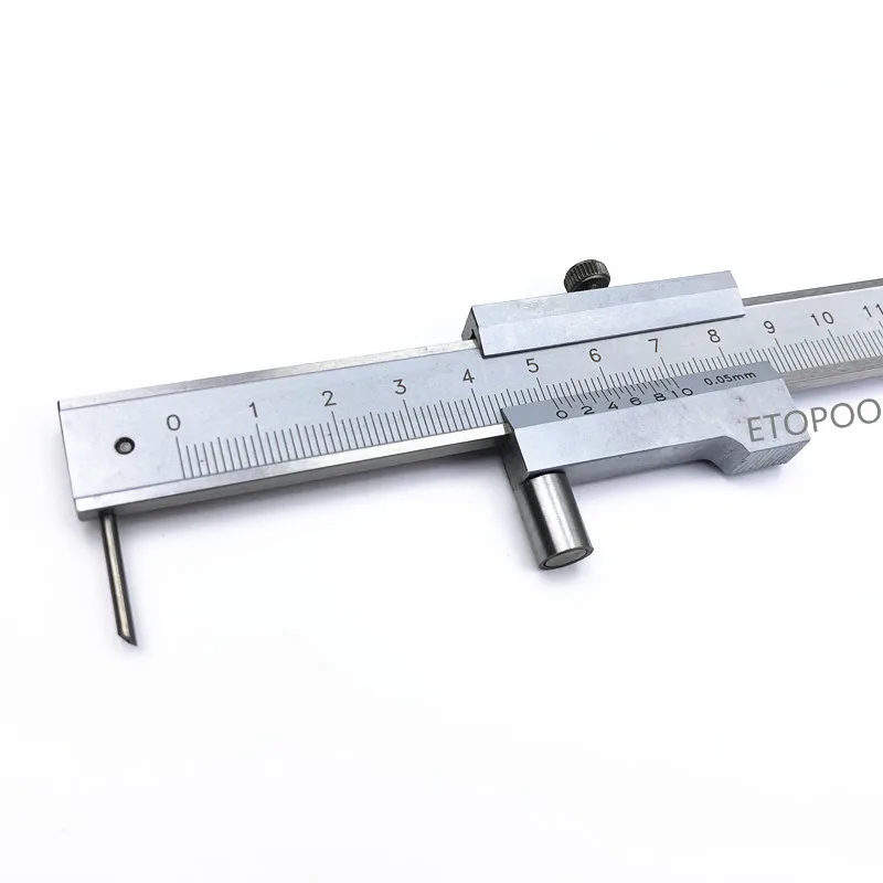 Calibrador vernier de marcado paralelo de acero inoxidable, herramienta de calibre de marcado con trazador de carburo, 0-250mm, 300mm, 400mm, 500mm