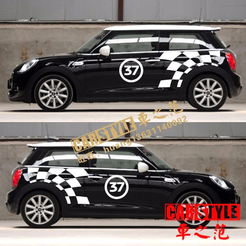 

Brand new Oracal Style Car Body Sticker JCW Pattern for mini cooper F56 R55 R56 R57 R58 R59 R61 F55 F57 (2 Pcs/ Set)