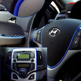 6 meters cute car decoration thread sticker indoor auto body decals interior decals parts accessories for all the car