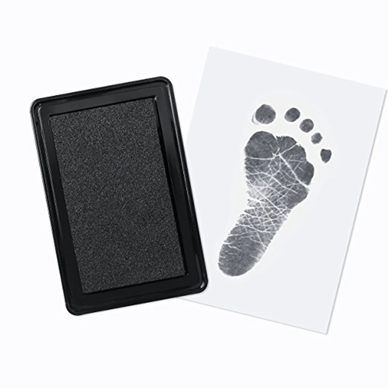 Non-Toxic Handprint e Footprint Impressão Kit, Baby Souvenirs Casting, Recém-nascido Footprint Ink Pad, Infantil Clay Toy Presentes