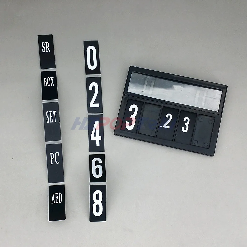 20sets POP Promotion Price Number Sign Display Posted Label Card Plastic Holder Frame Replaceable Supermarket