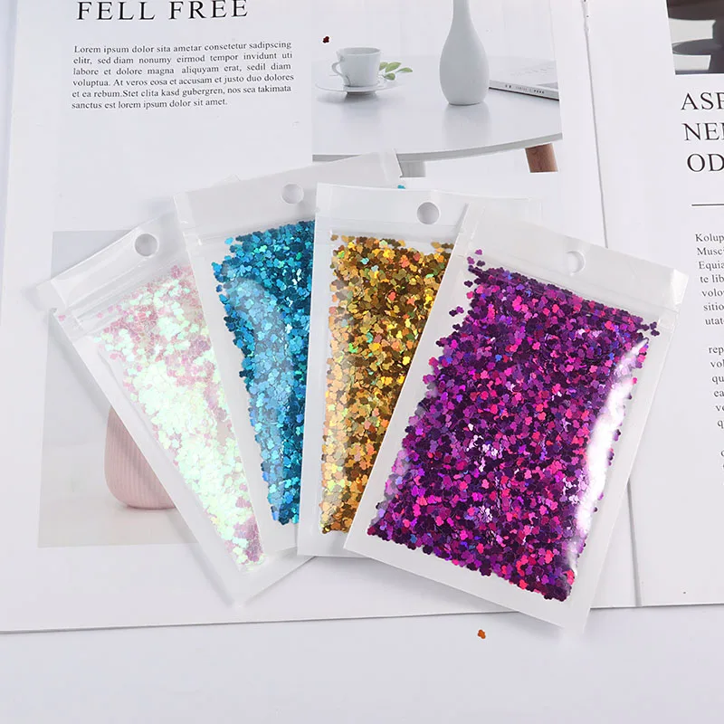 3mm Ultrathin Clouds Shape Sequins 10g/Pack Nail Glitters Mini Paillettes Eo-Friendly PET Sequin For Nail art, Wedding Craft