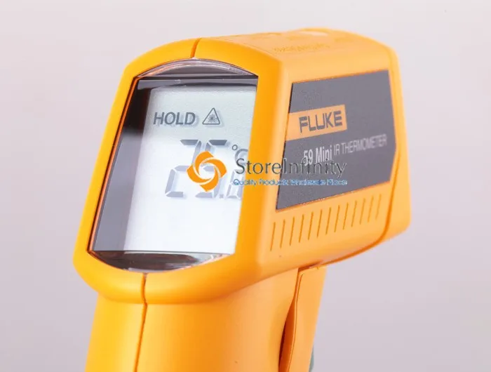 Original Fluke 59 Mini Handheld Laser Infrared Thermometer Gun Free Shipping