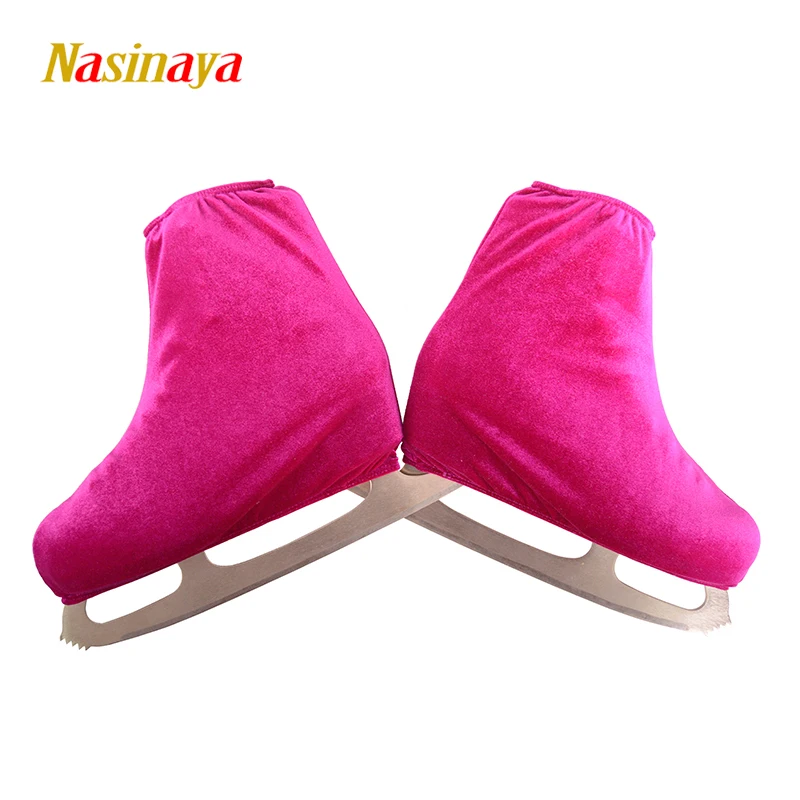 Figure Skating Competition Rhythmic Gymnastics Shoes Cover For Children Adult Velvet Solid Roller Skate Accessories Sports