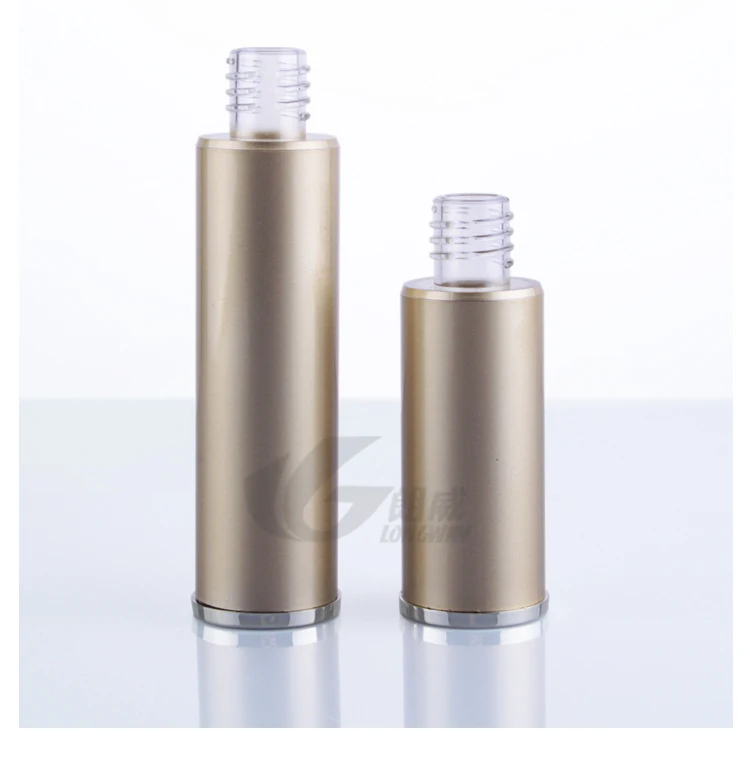 free shipping 50pcs/lot 15ml Golden airless bottles statuette lotion bottle, UV plated cream vacuum bottles