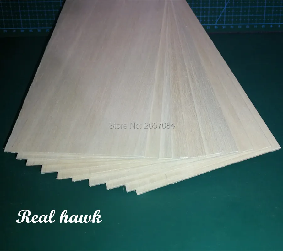 10 Pcs/Lot AAA+ Balsa Wood Sheet 300mm Long 100mm Wide 0.75/1/1.5/2/2.5/3/4/5/6/7/8/9/10mm Thick For Airplane/Boat Model DIY