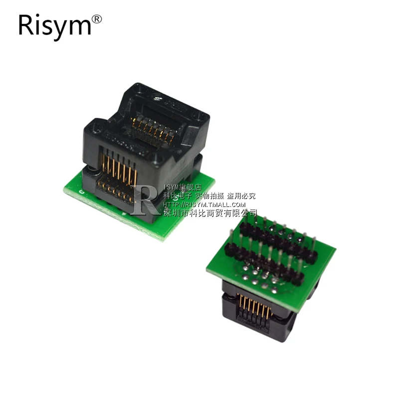 IC Test Stand Narrow Body SOP16 to DIP16 Burner Seat, IC Test Block 1.27mm