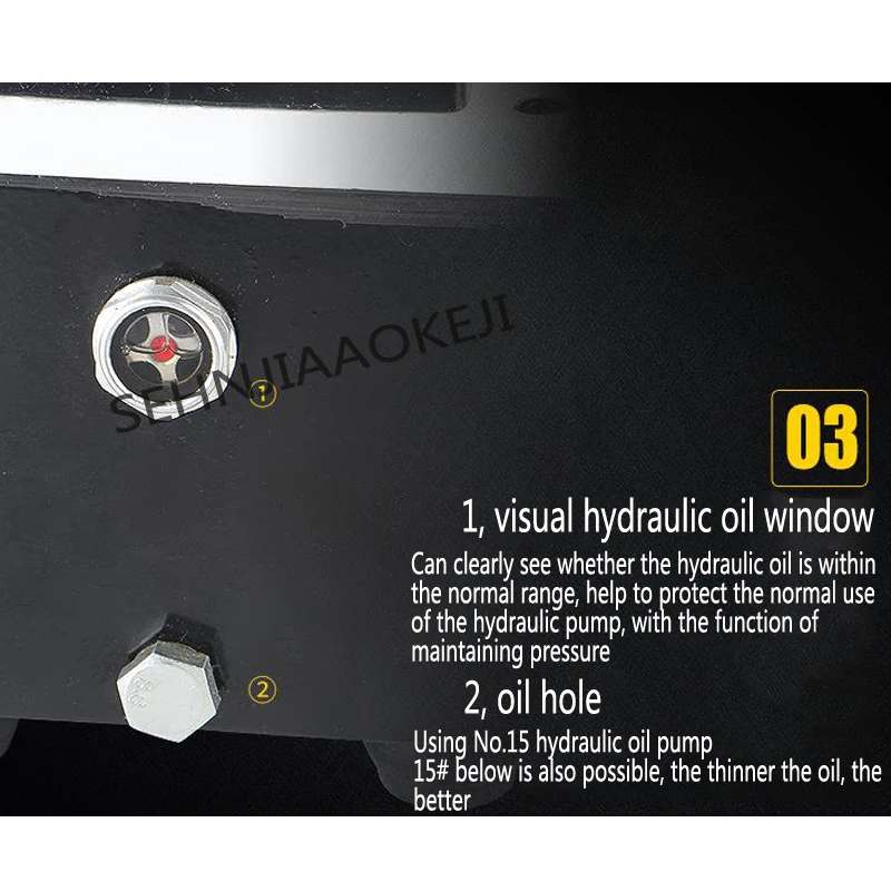 2L مضخة الزيت الهيدروليكي المحمولة مضخة هيدروليكية كهربائية صغيرة جدا 3700r/دقيقة مضخة كهربائية عالية الضغط 110 فولت/220 فولت 1 قطعة #6