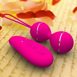 Balles vaginales vibrateur à distance, jouets sexuels pour femmes, vibration d'œuf, boules de Kegel, jouets sexuels pour adultes