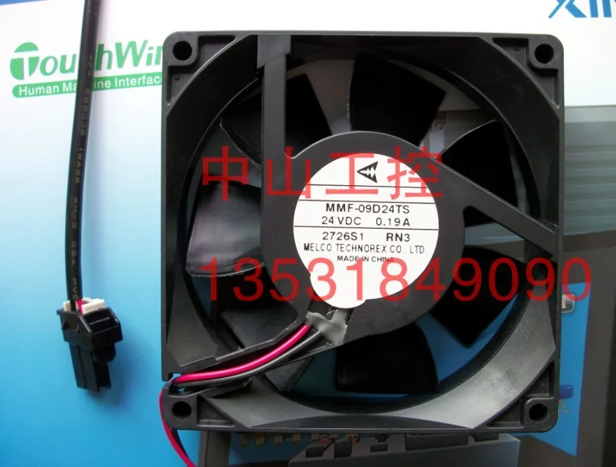 NEW MELCO frequency MMF-09D24TS-RN3 0.19A 2lines cooling fan