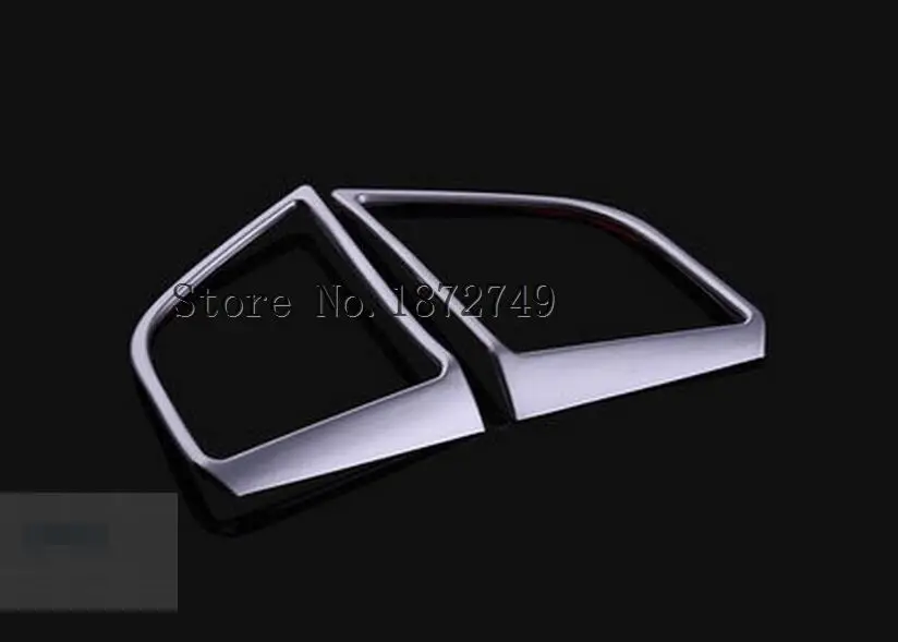 

ABS Chrome Steering Wheel Bottom Frame Cover Trim 2 Piece Accessories For Hyundai Tucson 2016