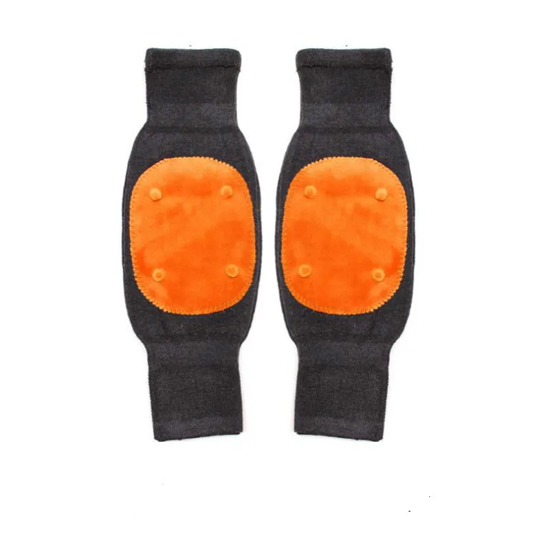 45CM Warm warm wool knee gaiters autumn winter knee protection with fleece thickening for both men and women 1PAIR=2PCS