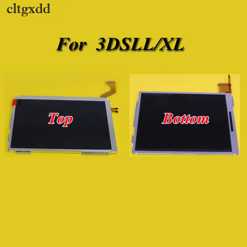 

cltgxdd 1PCS For N3DSLL XL Replacement Top Upper/Lower Bottom LCD Display Screen for Nintendo For 3DS XL LL