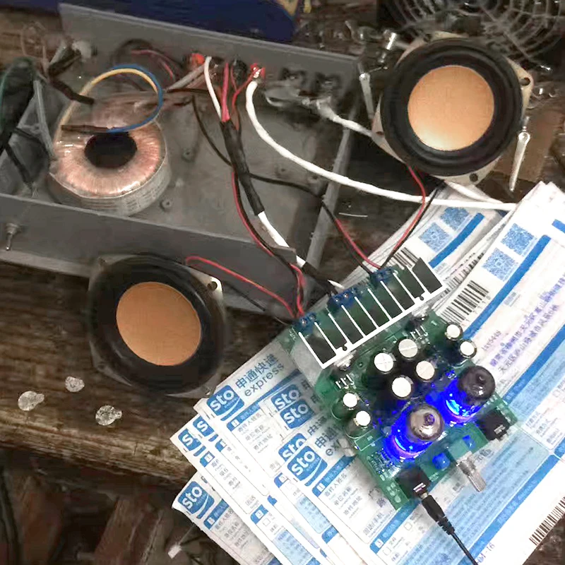 AIYIMA 6J1 Bile Buffer Tube Preamplifier Audio Board LM1875T Power Amplifier Board 30W Preamp Headphones Amplifier AMP DIY Kits