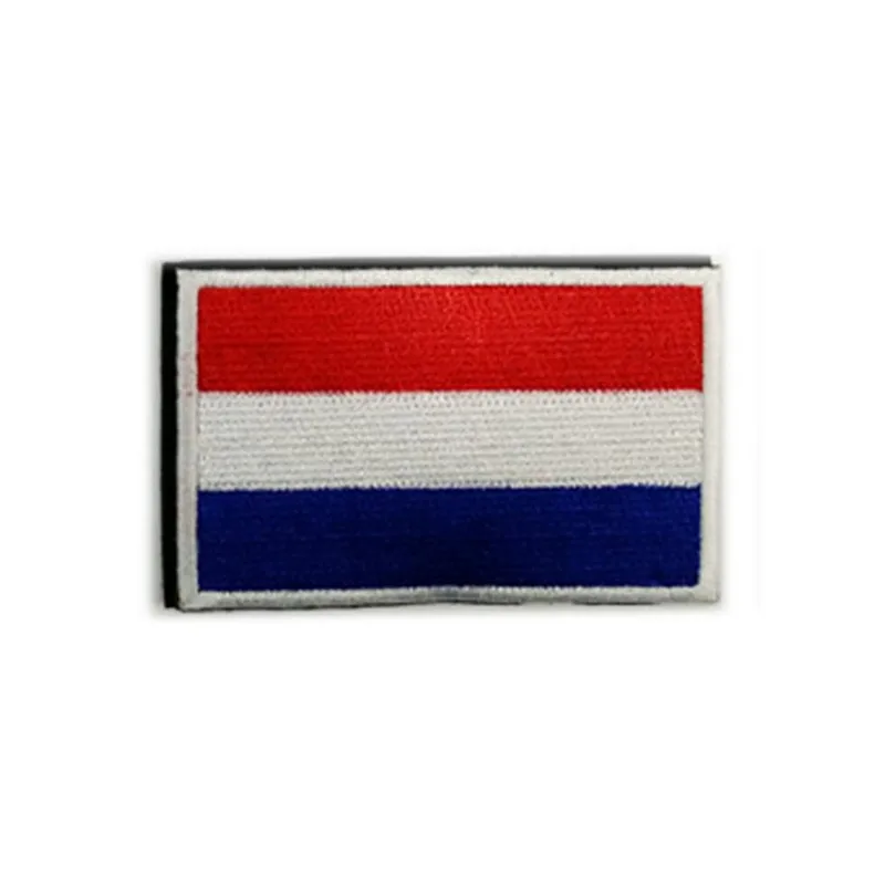 3D Embroidered EU Netherland Croatia Italy New Zealand Flag Patch Sew On Clothes Armband Backpack Sticker DIY Applique 8CM X 5CM