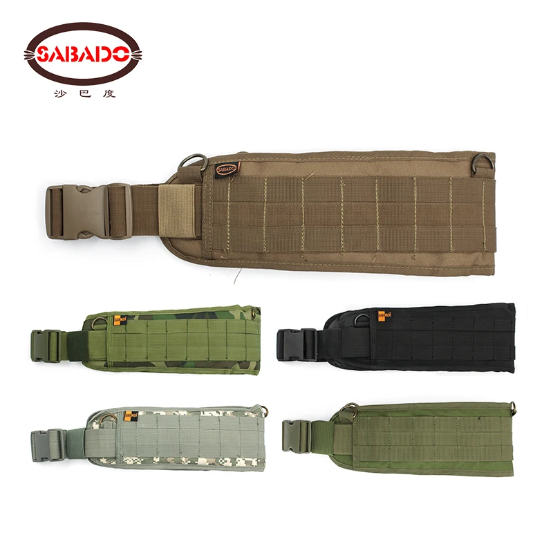 Tactical MOLLE Waist Combat Belt  Cummerbund Lock Wargame CS Equipment Universal Hunting Airsoft  Nylon Accessories