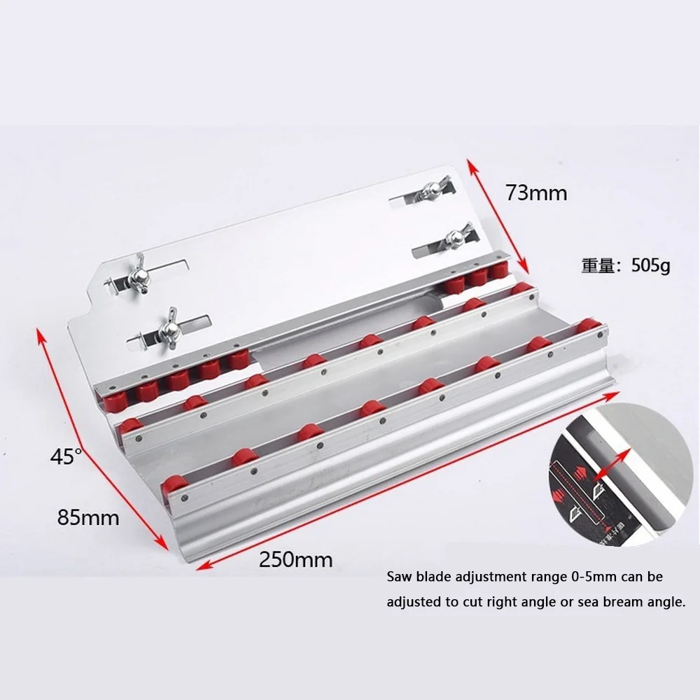Imagem -04 - Guia de Ângulo Tiling 45 Graus Máquina de Corte de Ângulo Suporte Mount Assento de Telha Cerâmica Ferramenta de Construção de Pedra Corte de Canto