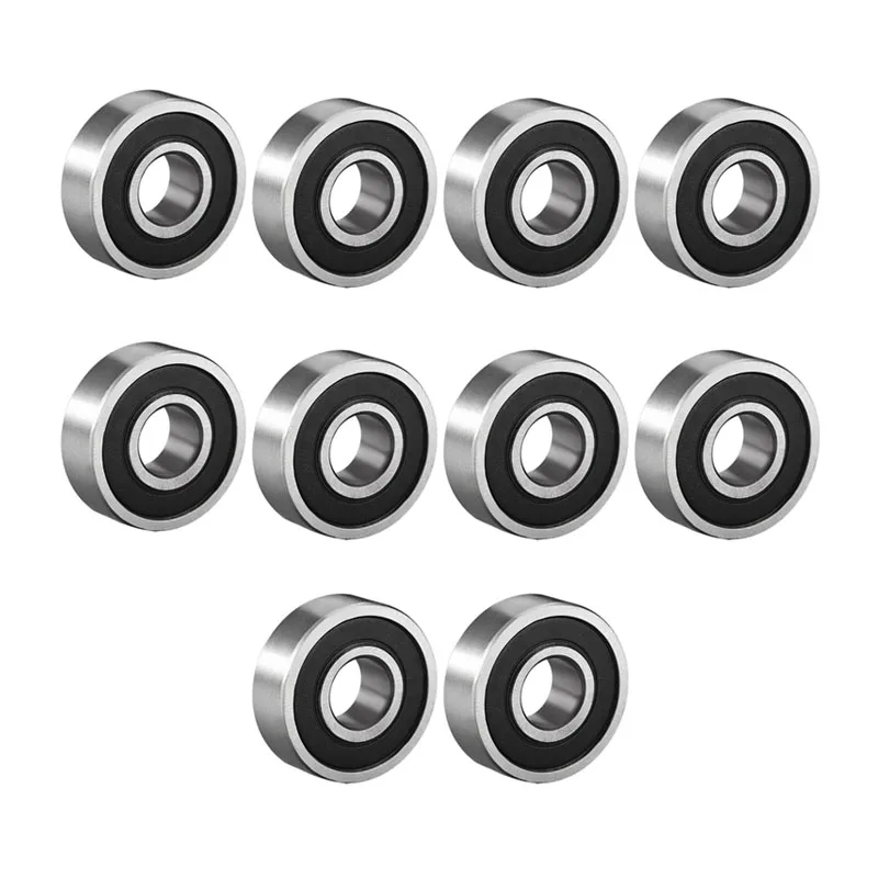 6001ZZ 6001RS  Deep Groove Ball Bearing Double Shield 12mm x 28mm x 8mm Bearing Steel Bearings, 10-Pack