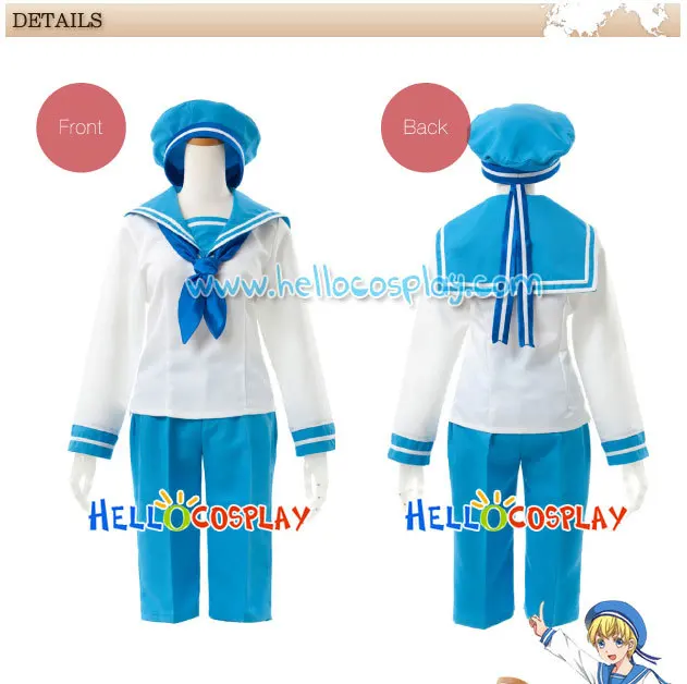 

Hetalia Axis Powers Cosplay The Principality of Sealand Costume H008